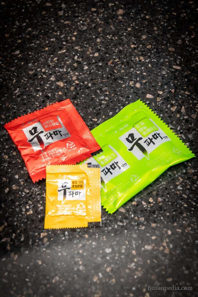 Nongshim Mupama Tangmyun seasonings