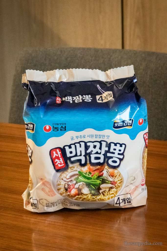 Korean Ramyeon Nongshim Sacheon Baek Jjamppong package