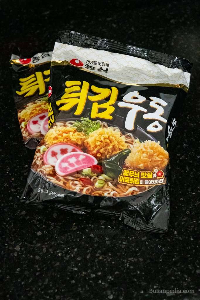 Korean ramyeon Nongshim Tuigim Udongmyun